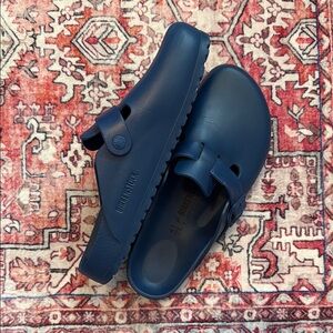 Birkenstock Blue Clogs